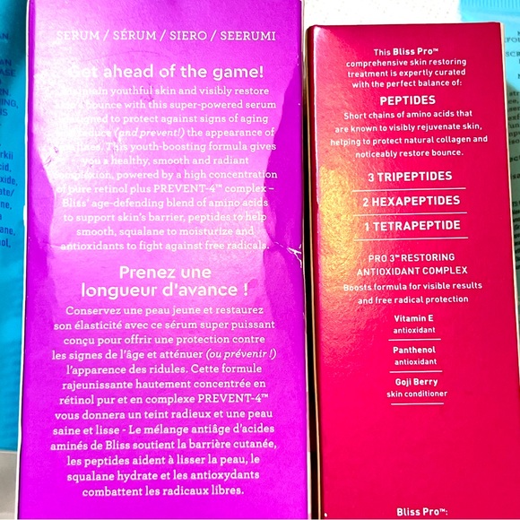 Bliss Body Butter Scrub, Multi-Peptide, and Serums - Picture 3 of 4